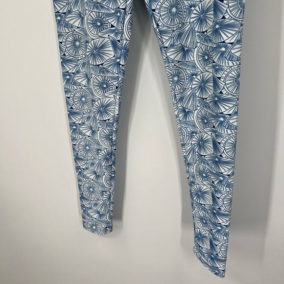 Mott50 High Rise Blue Printed Leggings - Picture 3 of 6